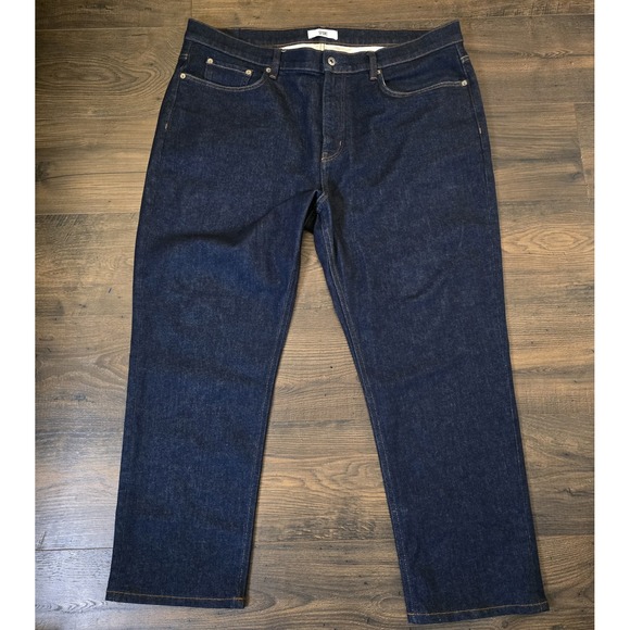 Spoke Denim 12oz Original Build C Jeans 40x27.5 Dark Wash Wide Leg - Picture 2 of 11